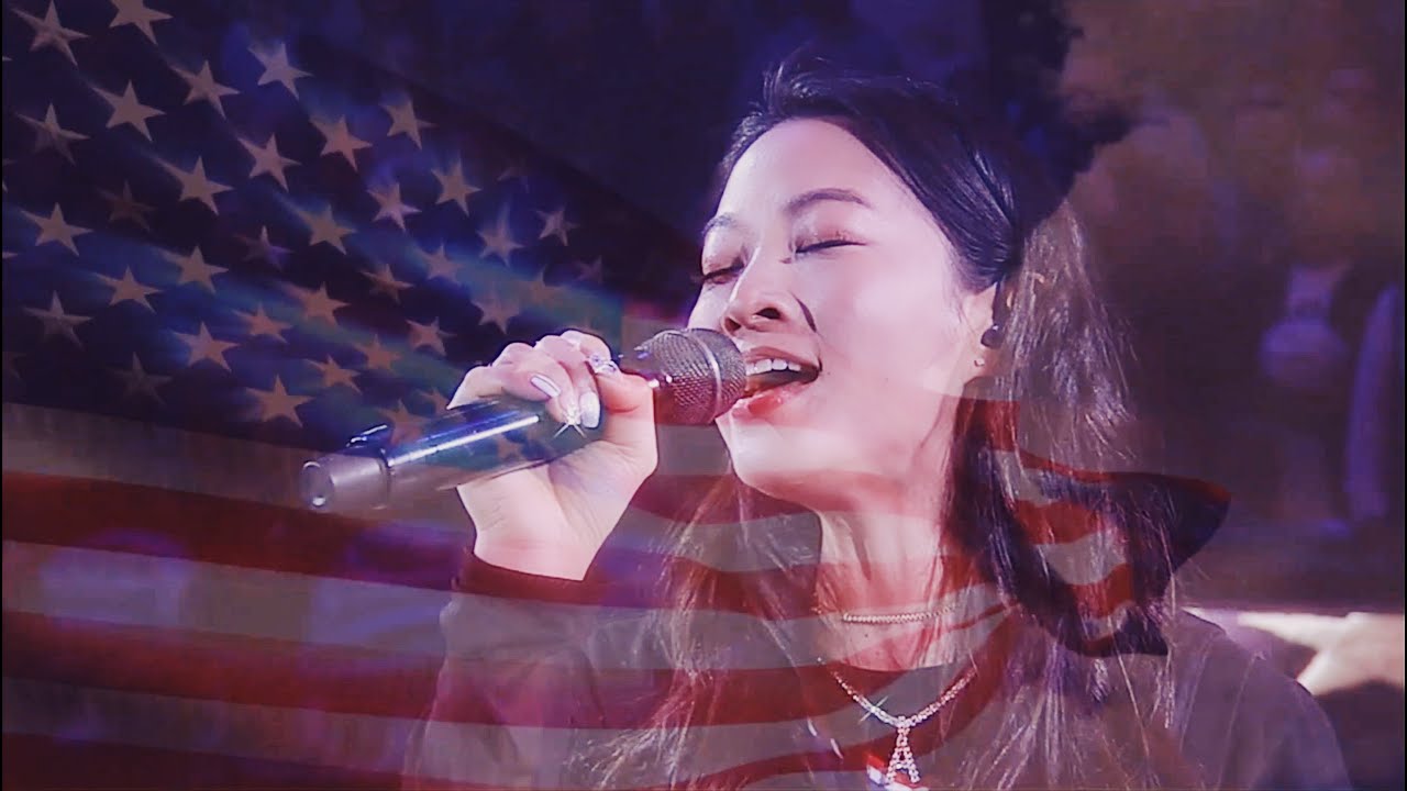 Singing the National Anthem at the Clippers Game