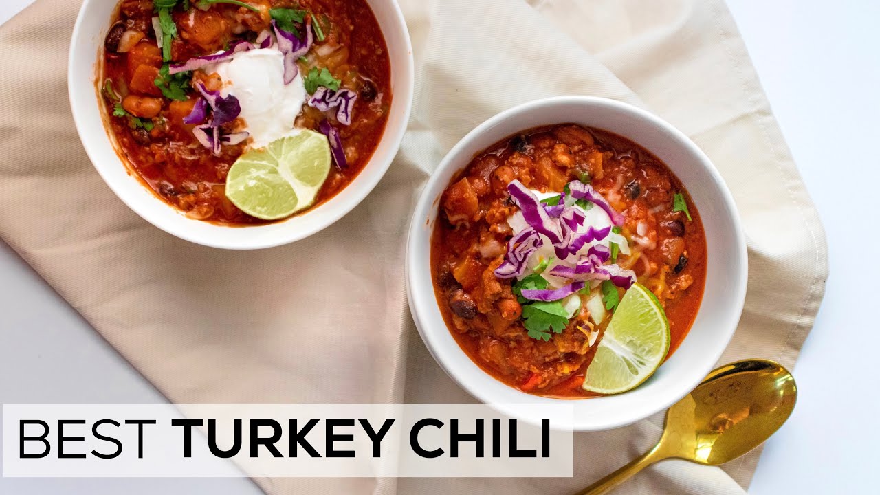 TURKEY CHILI Butternut Squash Recipe | Butternut Squash Chili | Instant Pot | healthy cheap meals