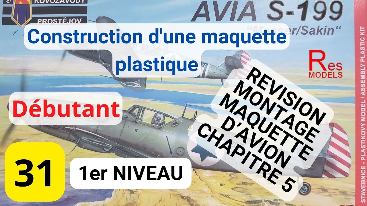 Réparation d'une fracture ou d'une cassure de la maquette d'avion