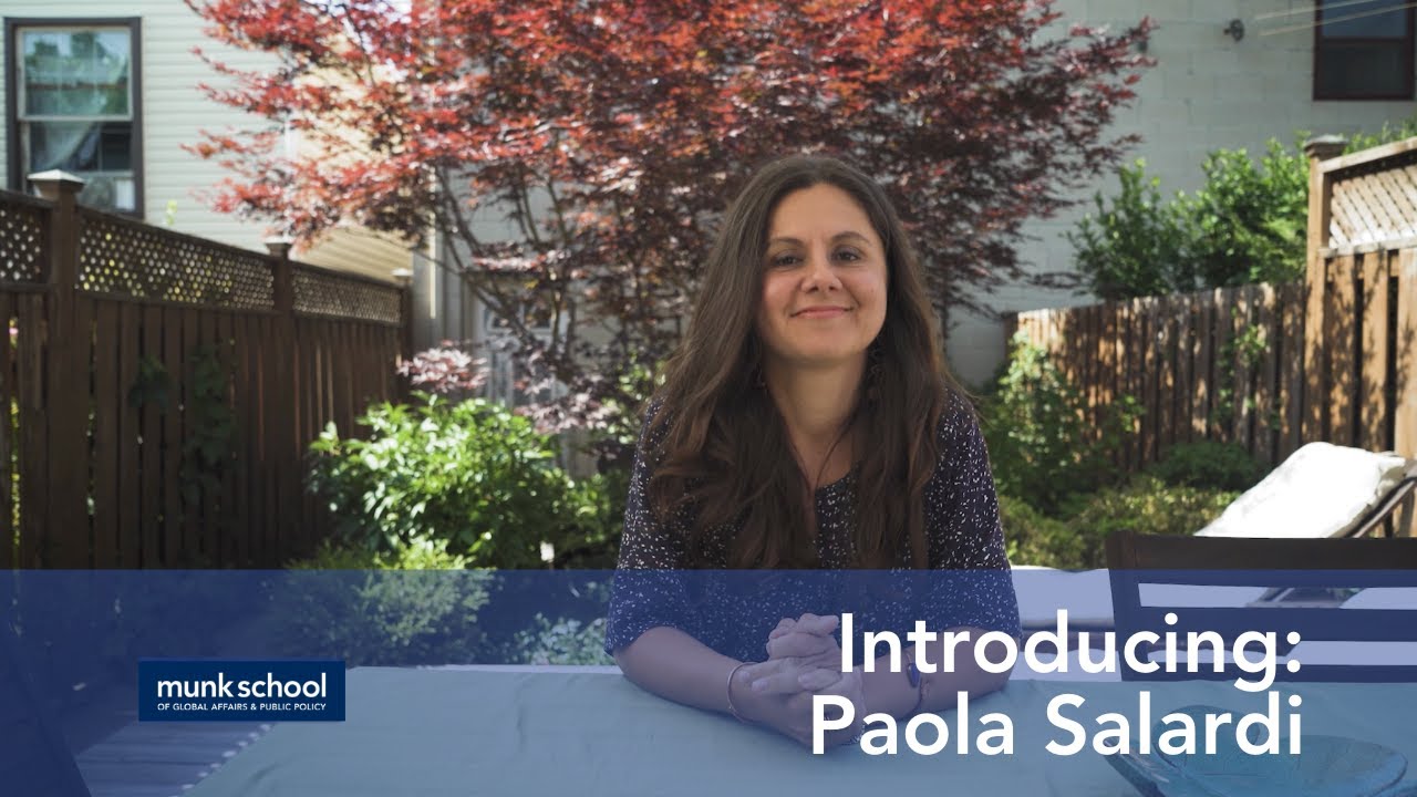 Munk School: Introducing Paola Salardi