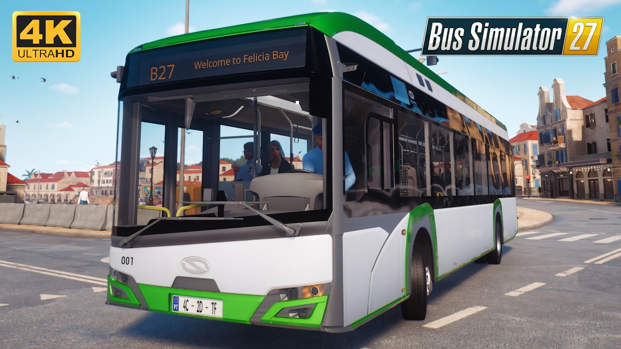 Bus Simulator 27 Demo | Solaris Urbino 12 electric | City Drive | Felicia Bay | Logitech G29