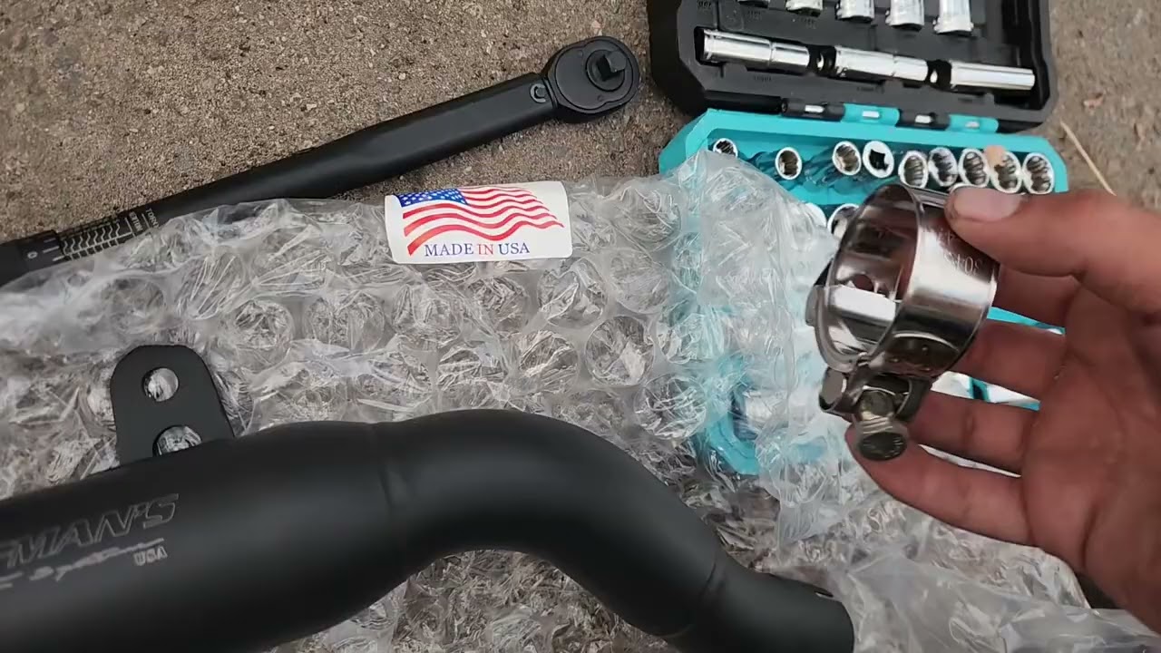 Coffman exhaust Kawasaki eliminator how to install 