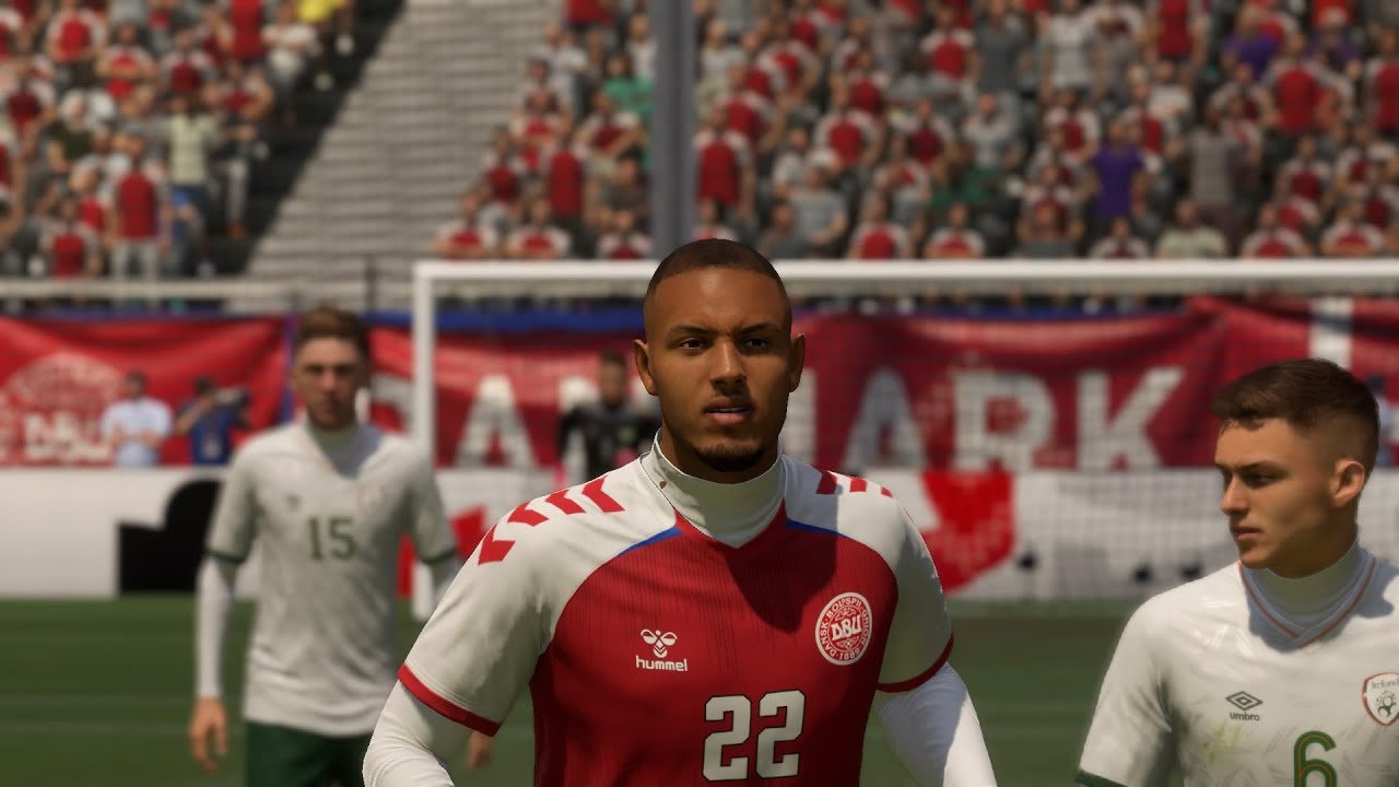 FIFA 22 | Denmark (alt.) & Ireland (alt.) (new) real faces (offline squads)