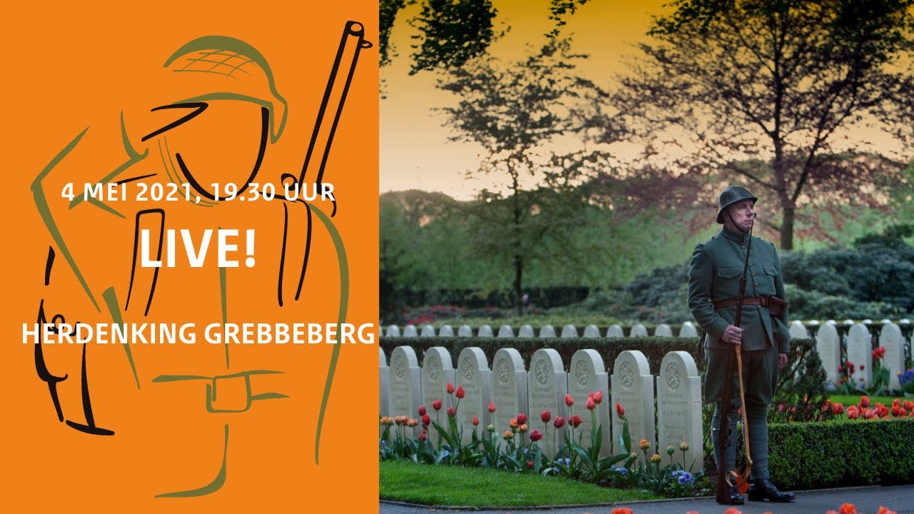 LIVE: Nationale Militaire Dodenherdenking Militair Ereveld Grebbeberg 4 mei 2021