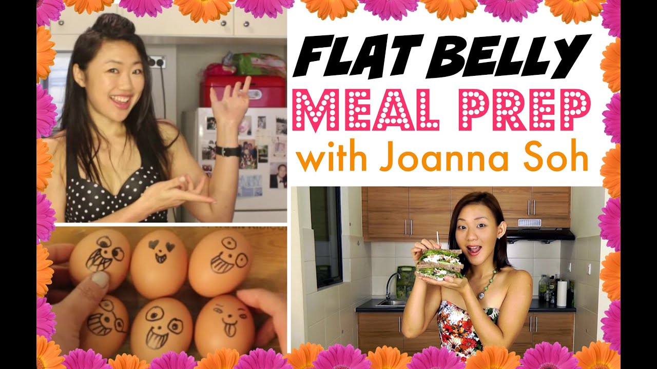 ♥ FULL 3 DAY FLAT BELLY MEAL PREP (collaboration with Joanna Soh) ♥ @BakingMadGymAddict ♥