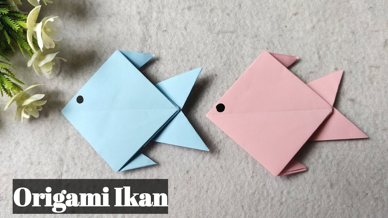 Cara Membuat Origami Ikan |  Origami Ikan | Fish Origami