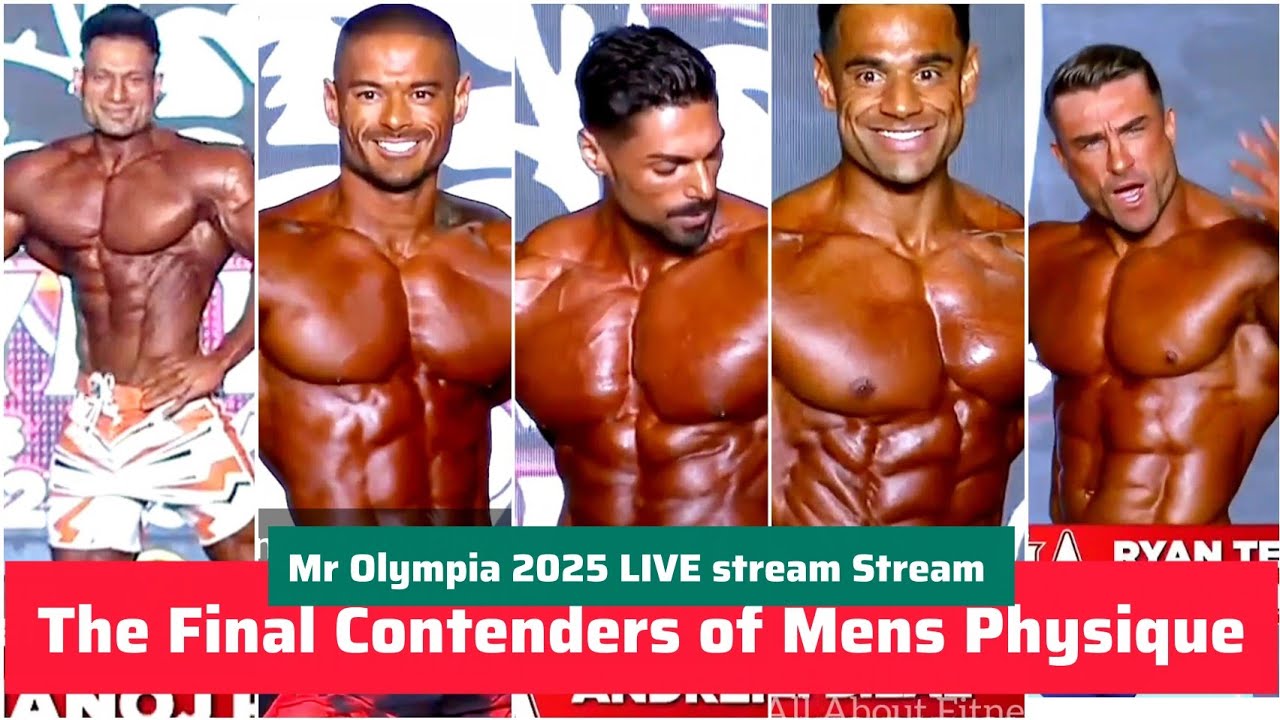 MR OLYMPIA 2025 LIVE STREAM - Mens Physique Top contenders - Ali Bilal, Ryan Terry, Manoj Patil 
