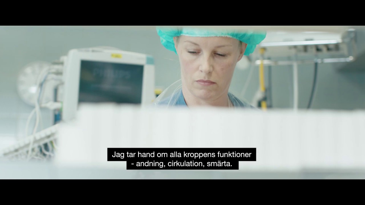 Sara arbetar som anestesisjuksköterska i Region Västmanland