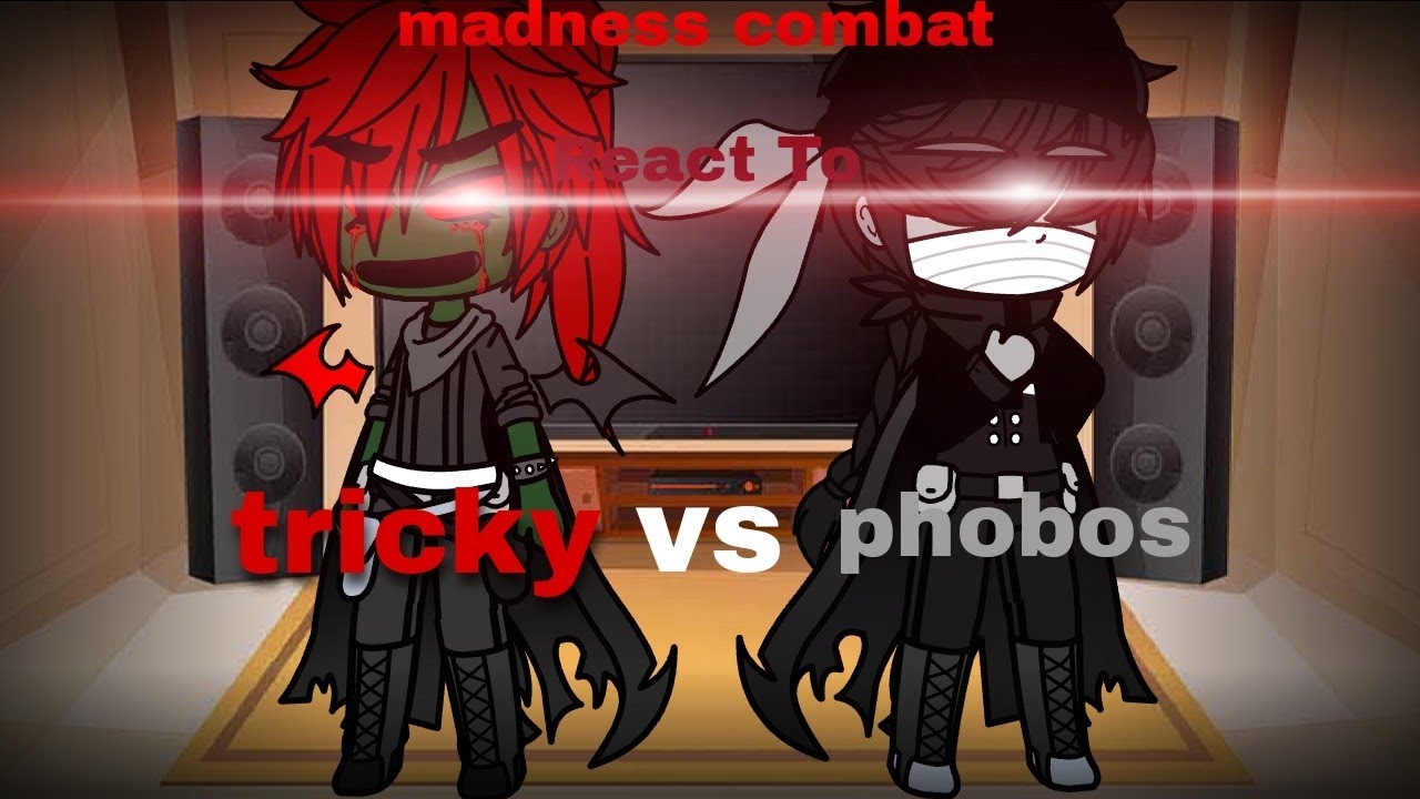 madness combat React To tricky vs phobos [] créditos : @revolveranimations