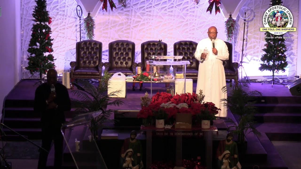 Today's Sunday Service Christ Apostolic Church House of the Word