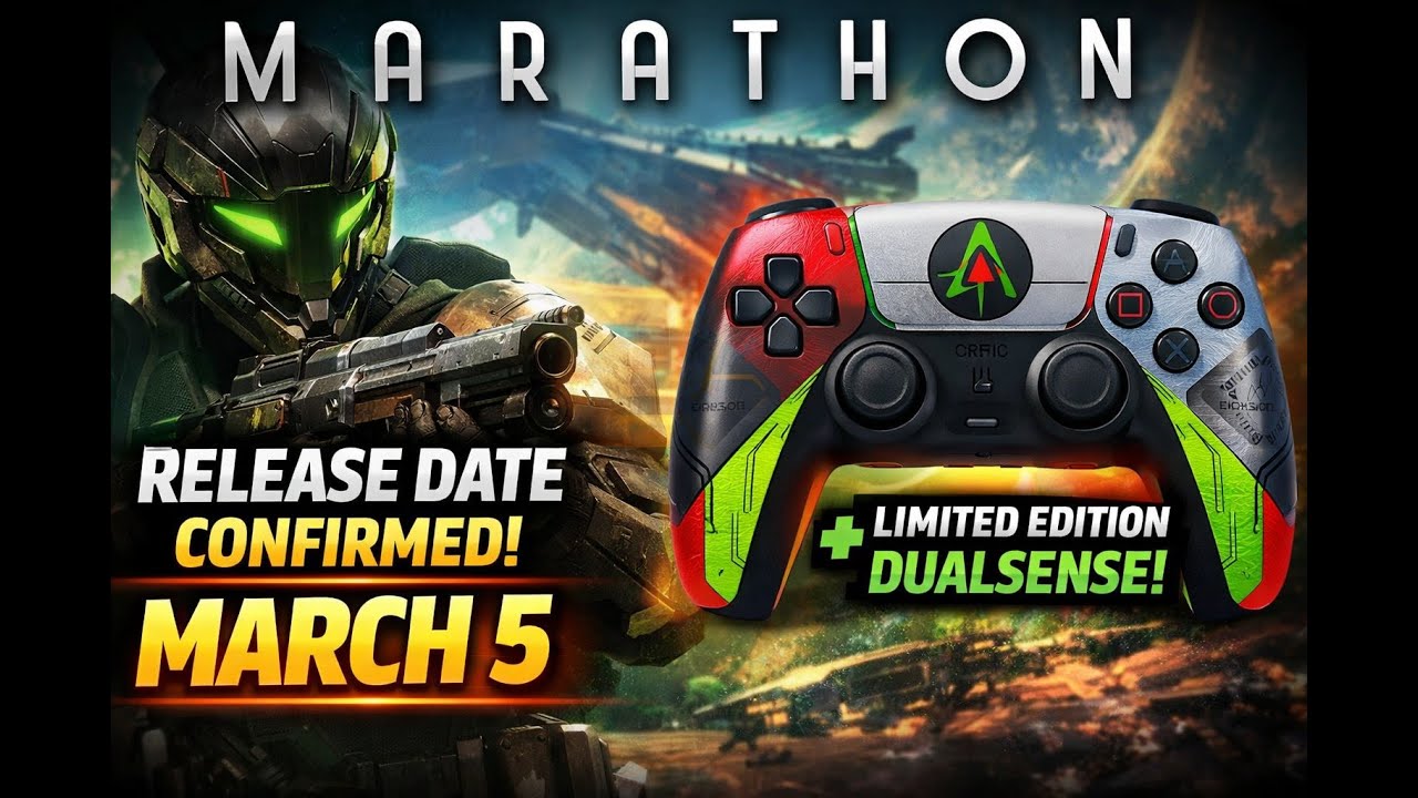 Marathon Release Date Confirmed March 5 + Limited Edition DualSense Revealed!