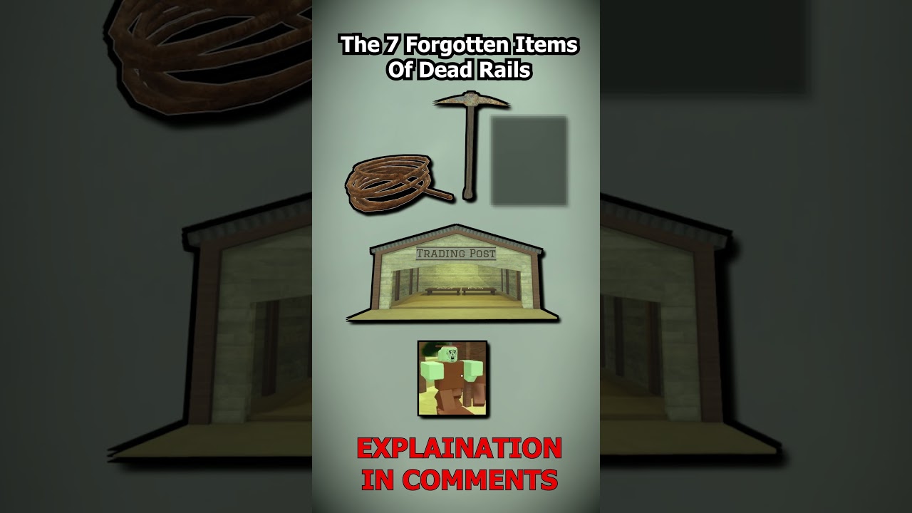 The Forgotten Dead Rails Items #roblox #deadrails