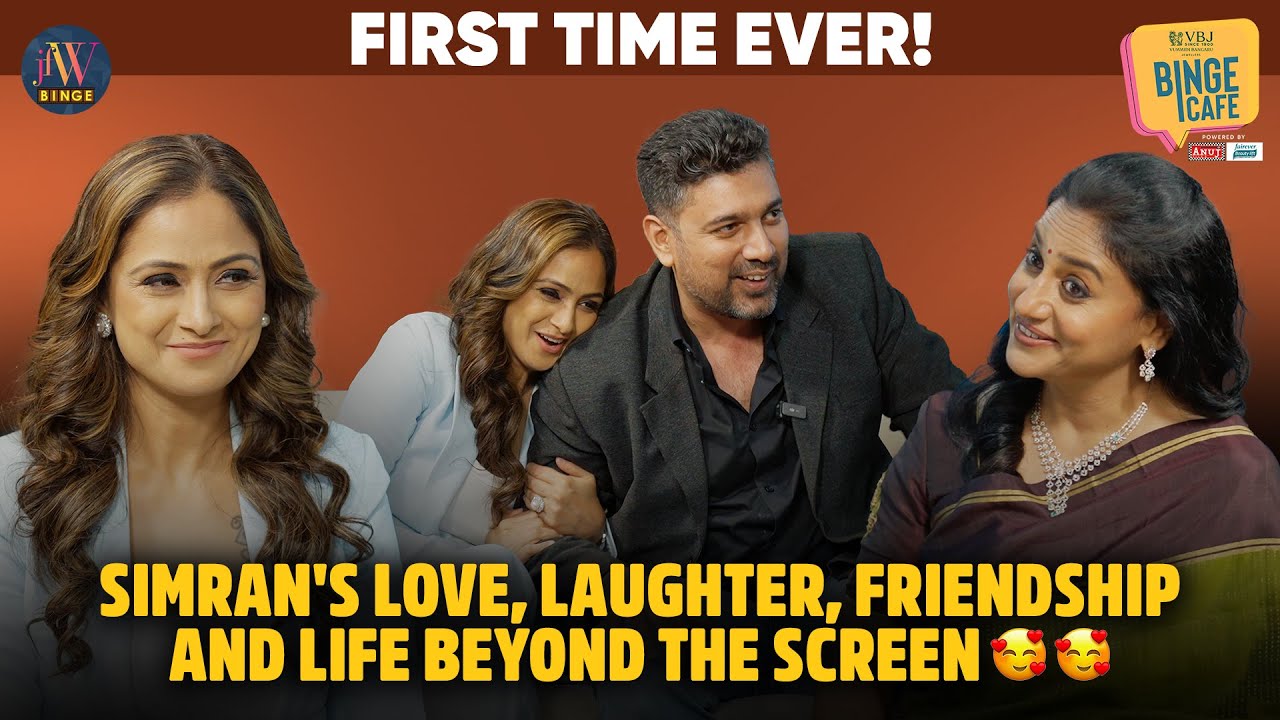 Simran's Love, Laughter, Friendship and Life Beyond the Screen!! ❤️ | Binge Cafe With Anu Hasan |JFW