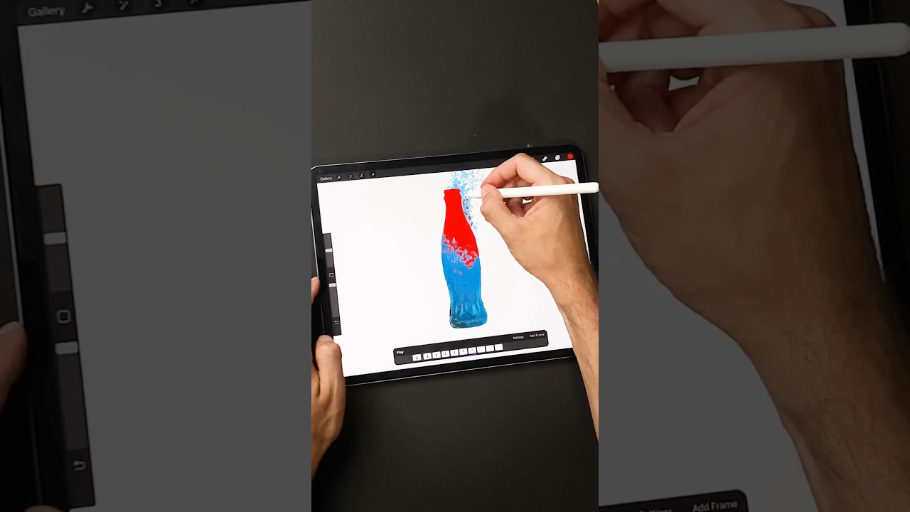 Best Coca-Cola animation 🤩 #logoanimation #procreate #cocacola #coke