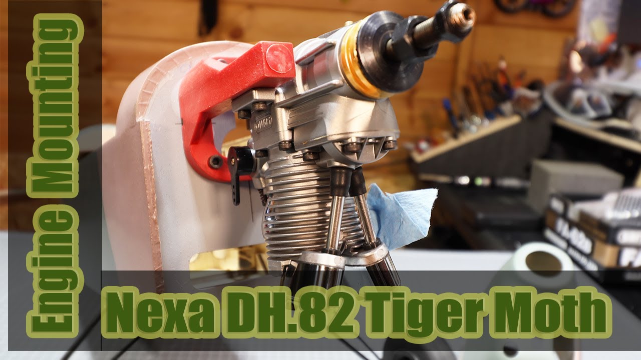 Nexa Tiger moth engine installation