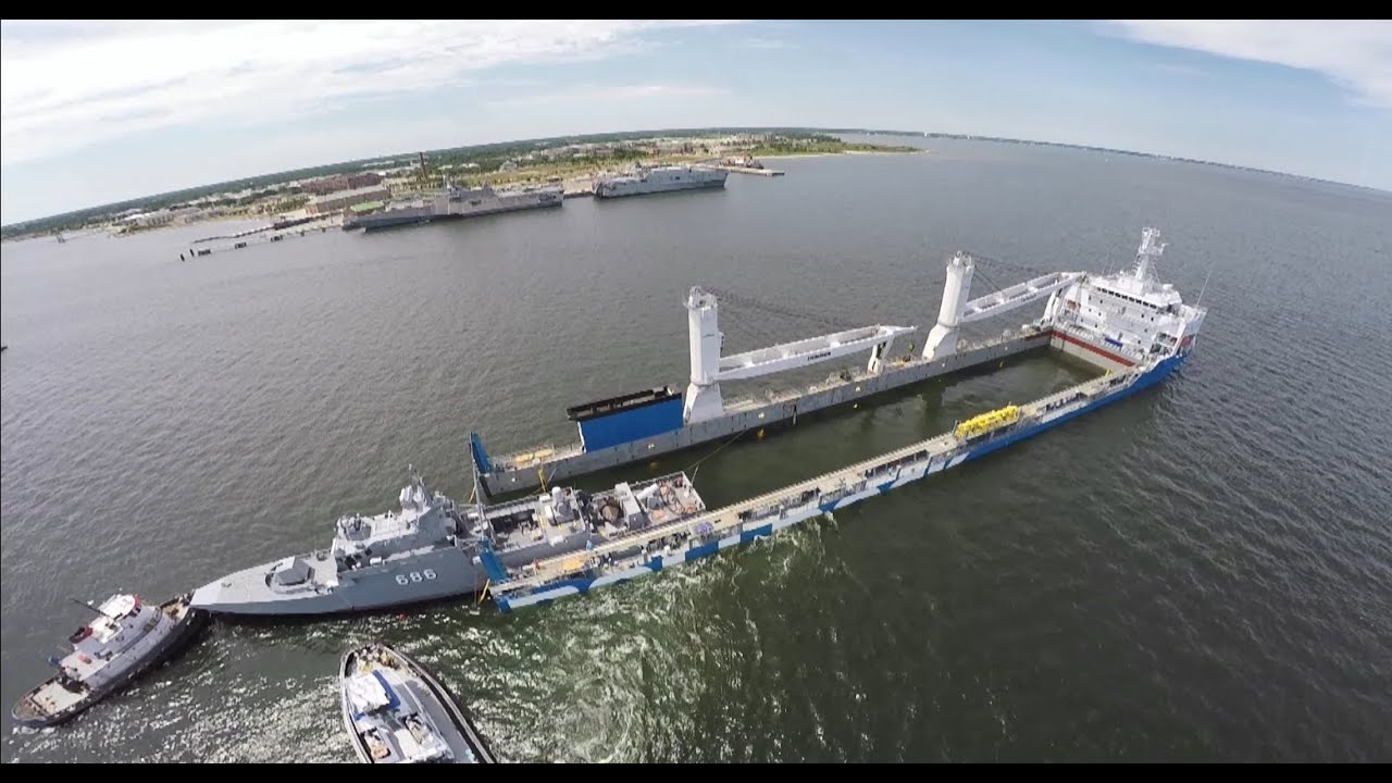 V-shaped hull of FMC made transport a challenge