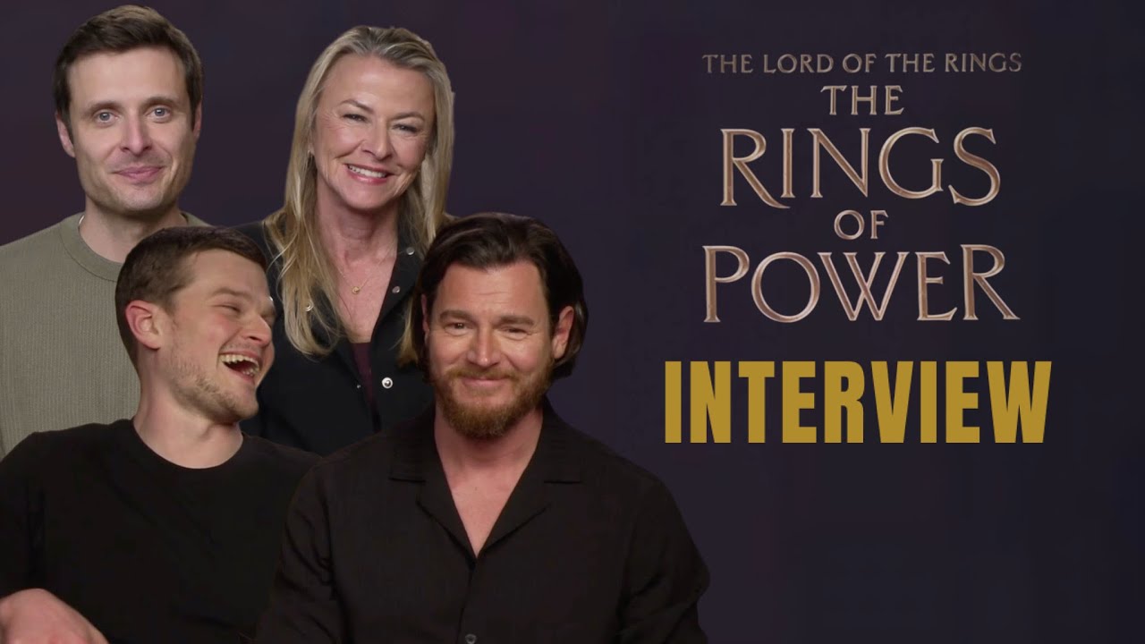 THE RINGS OF POWER Interview | Benjamin Walker, Robert Aramayo, Charlotte Brändström & Alex Disenhof