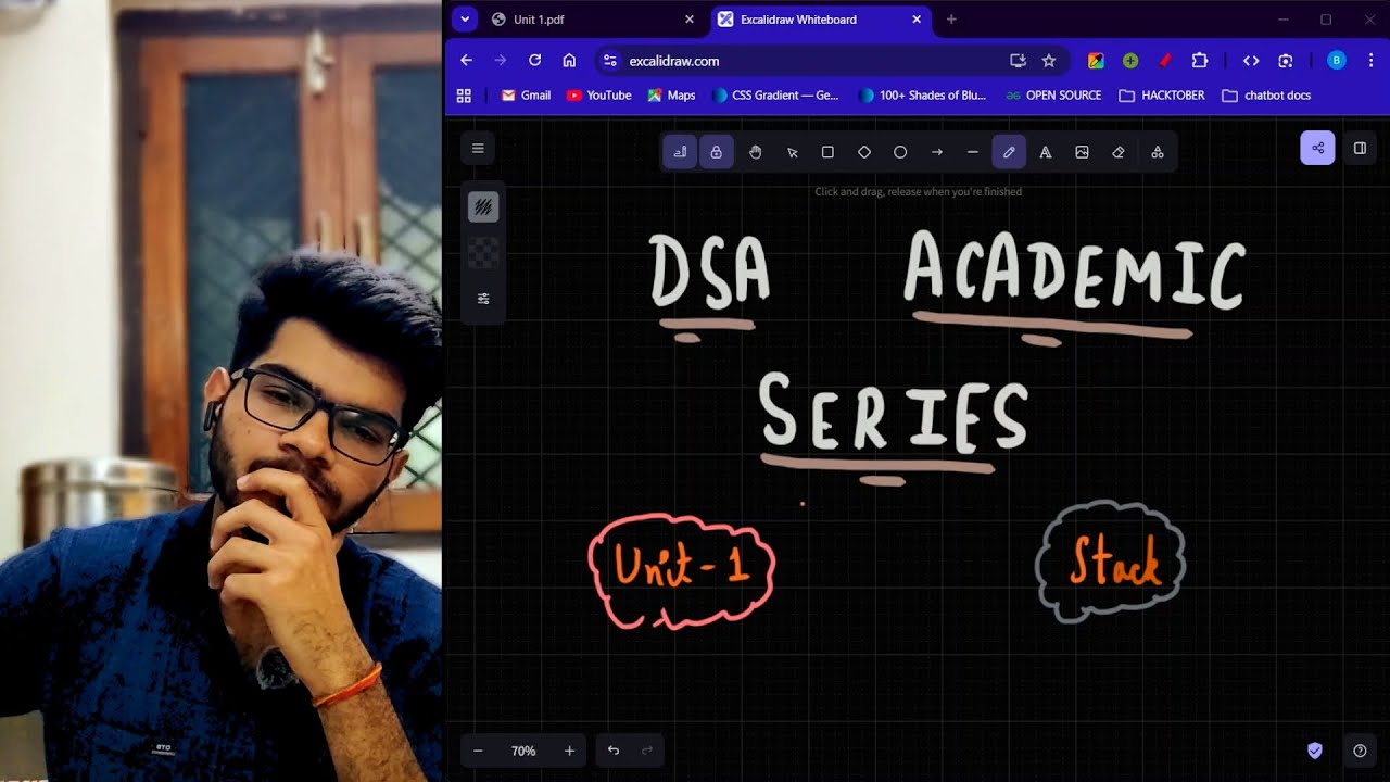 Stacks | Unit-1 | Academic DSA Series | NSUT | FHD | Bhavik Pahwa