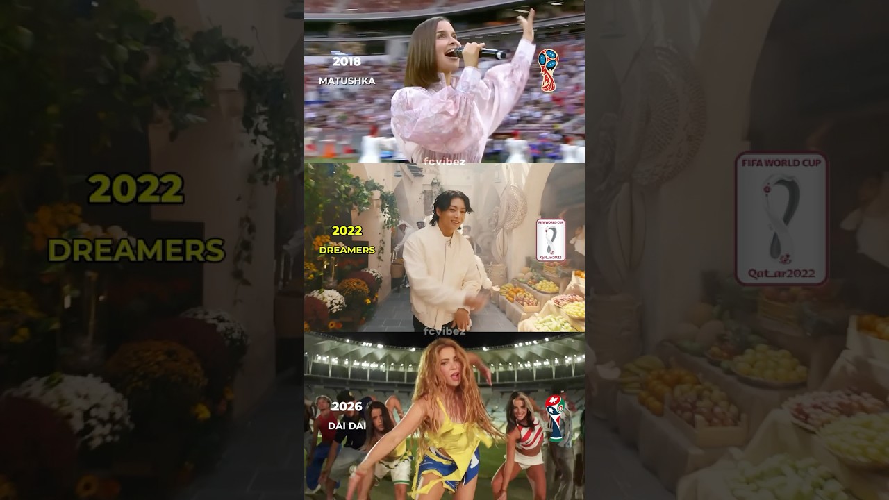 Evolution of FIFA World Cup Songs 🌍🔥 (2018&ndash;2026)