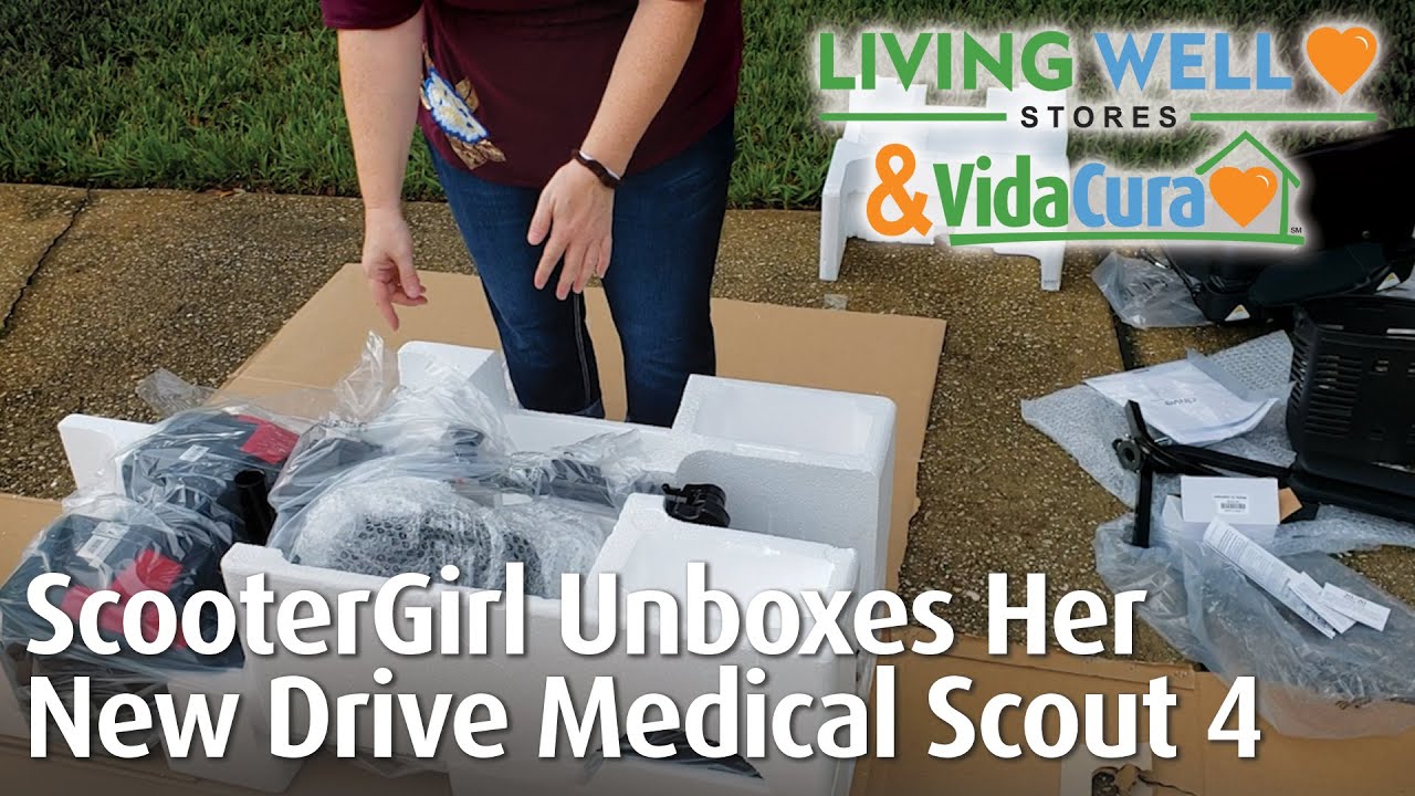 Drive Medical Scout 4 Unboxing & Setup With Scooter Girl