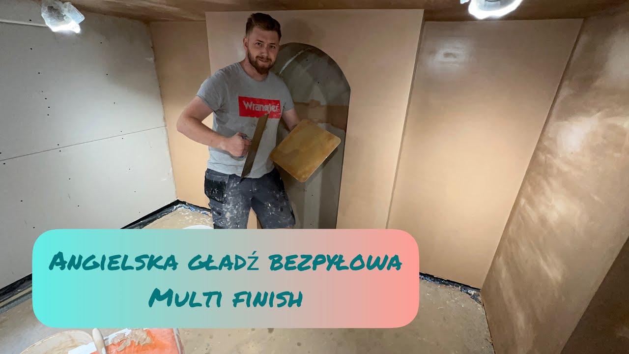 Angielska gładź bezpyłowa ( Multi Finish). Jak my to robimy.