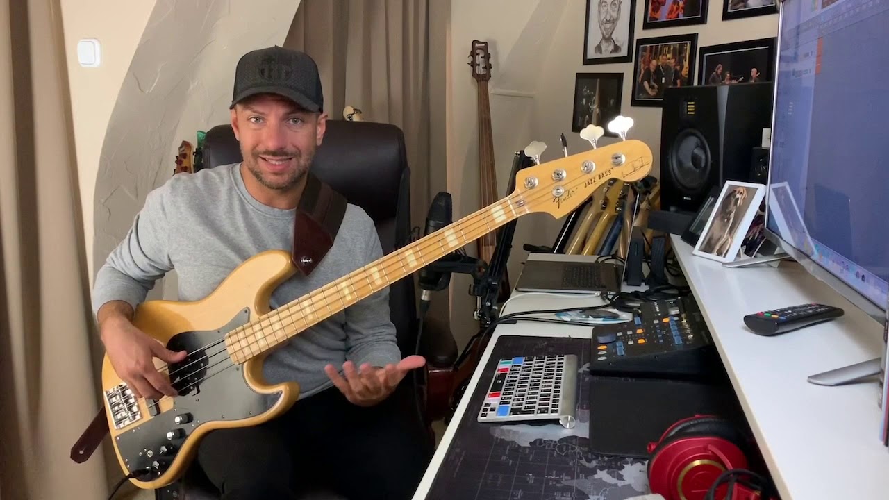 TEMESI BERCI   BASSZUSGITÁR #13 - Modális skála gyakorlatok - tercelések - szekvencia gyakorlatok