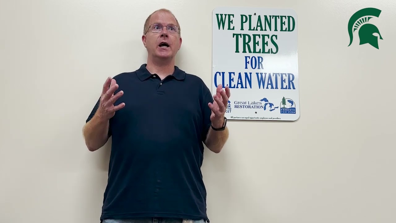 Mike Smalligan talks about MSU and MDNR partnership on water quality research