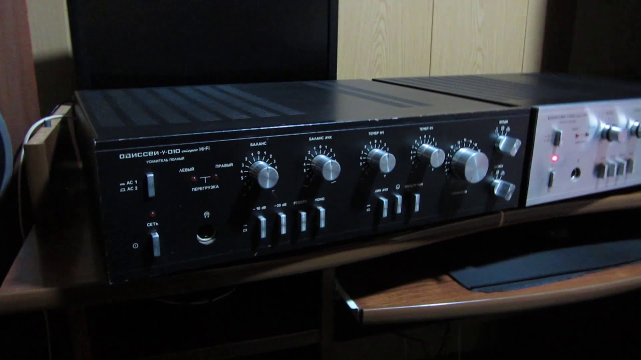 Обзор усилителей СССР Одиссей у-010 стерео Hi-Fi. Такой у китайцев не купишь!