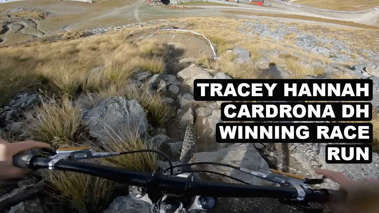 Tracey Hannah Winning Race Run from Crankworx Summer Series DH at Cardrona