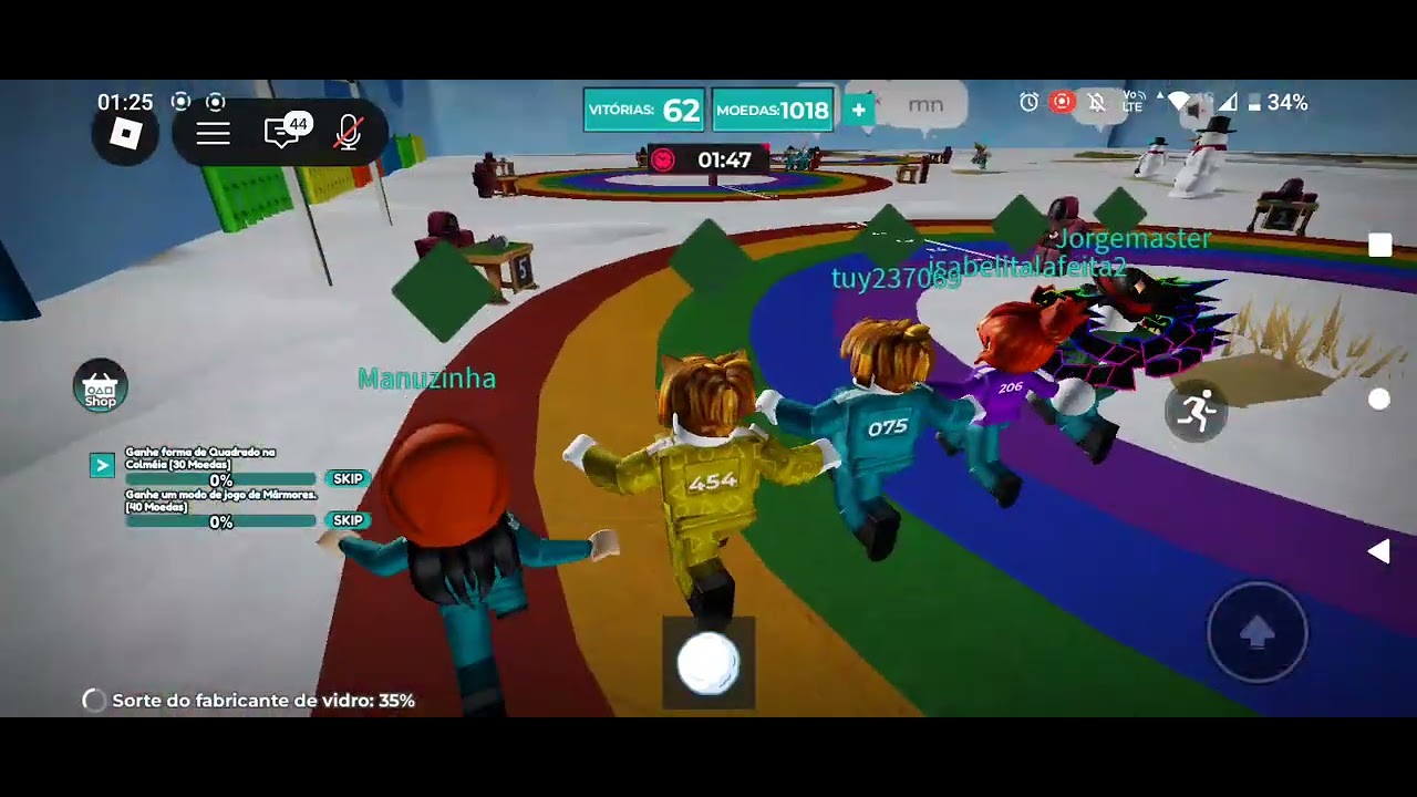 Joguei squid game X