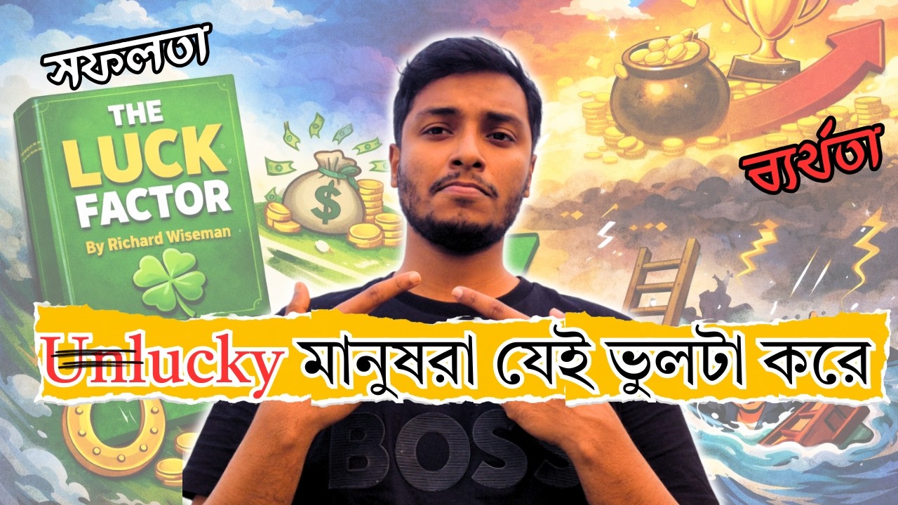 ভাগ্য আসলে কিভাবে কাজ করে? The Luck Factor -  Book Review