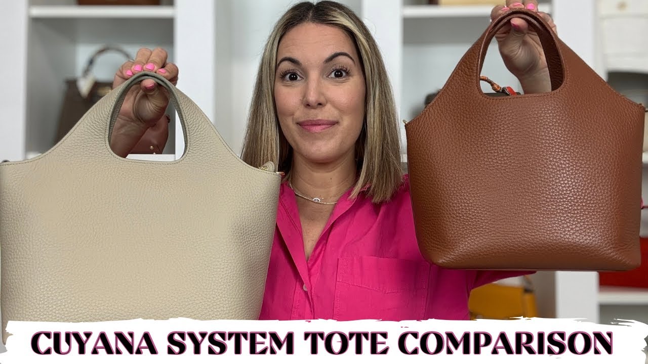 CUYANA *NEW* SMALL ZIPPER SYSTEM TOTE VS MINI SYSTEM TOTE 👜 everything you need to know