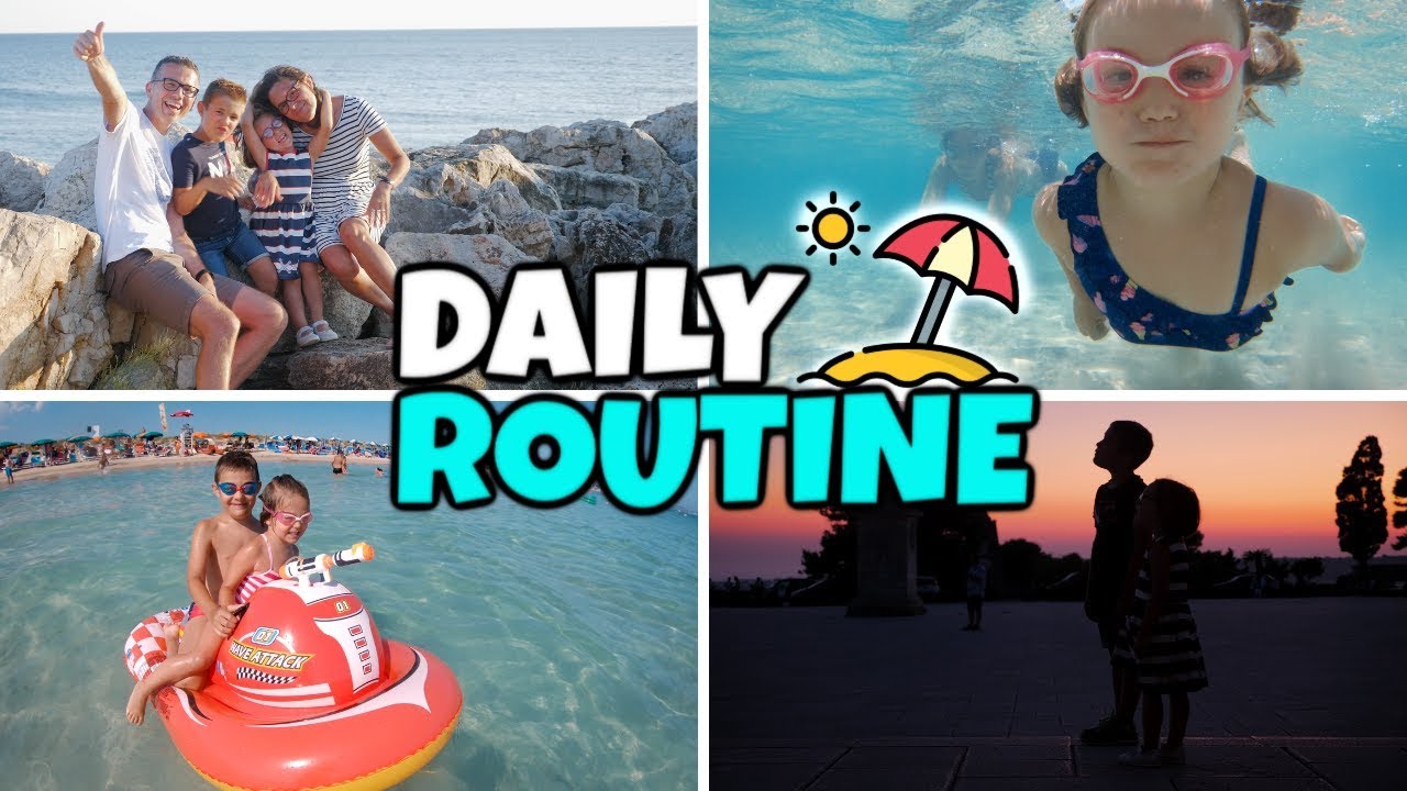 DAILY ROUTINE AL MARE Famiglia GBR - Speciale 900.000 iscritti