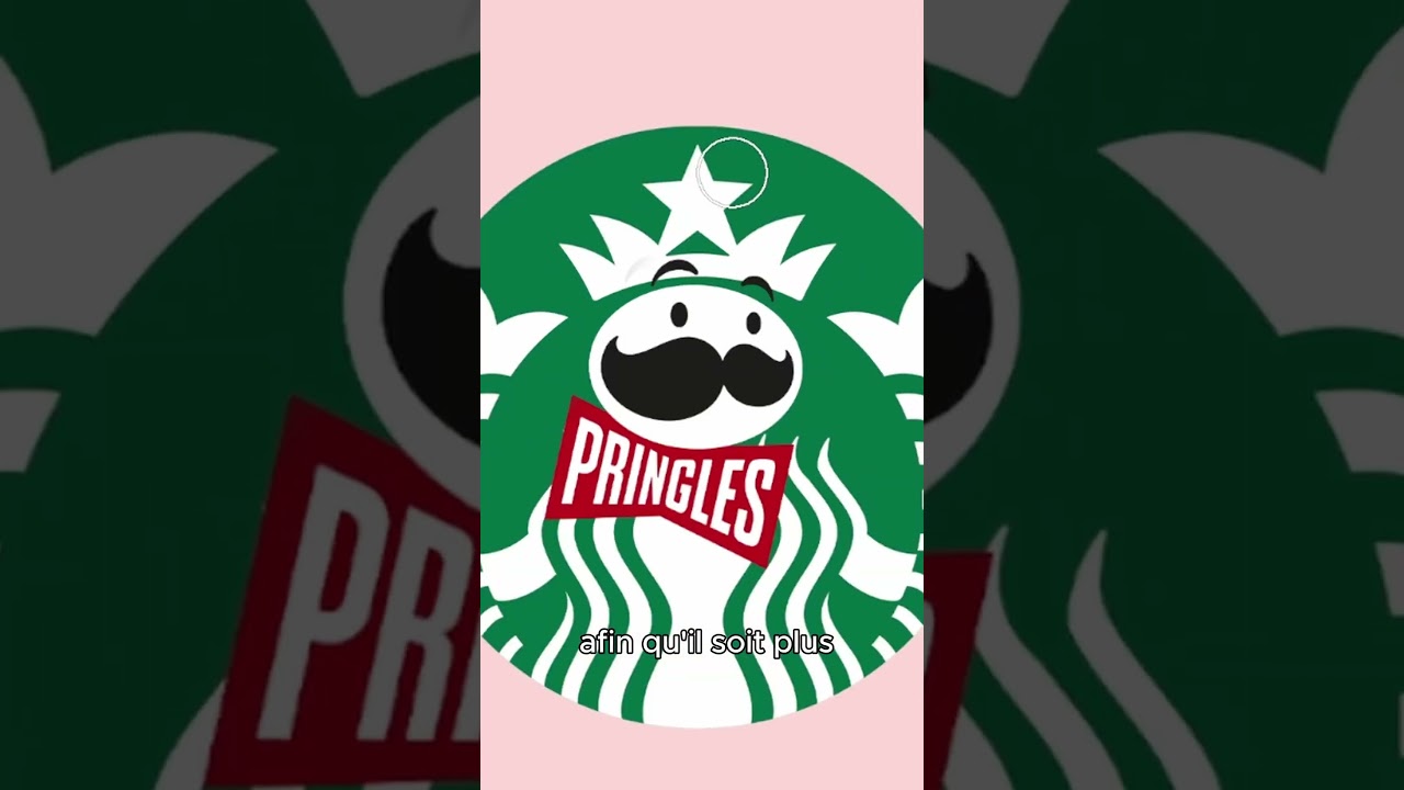 Combiner les logos de Pringles et Starbucks ! Marques c&eacute;l&egrave;bres avec le logo de leurs concurrents !