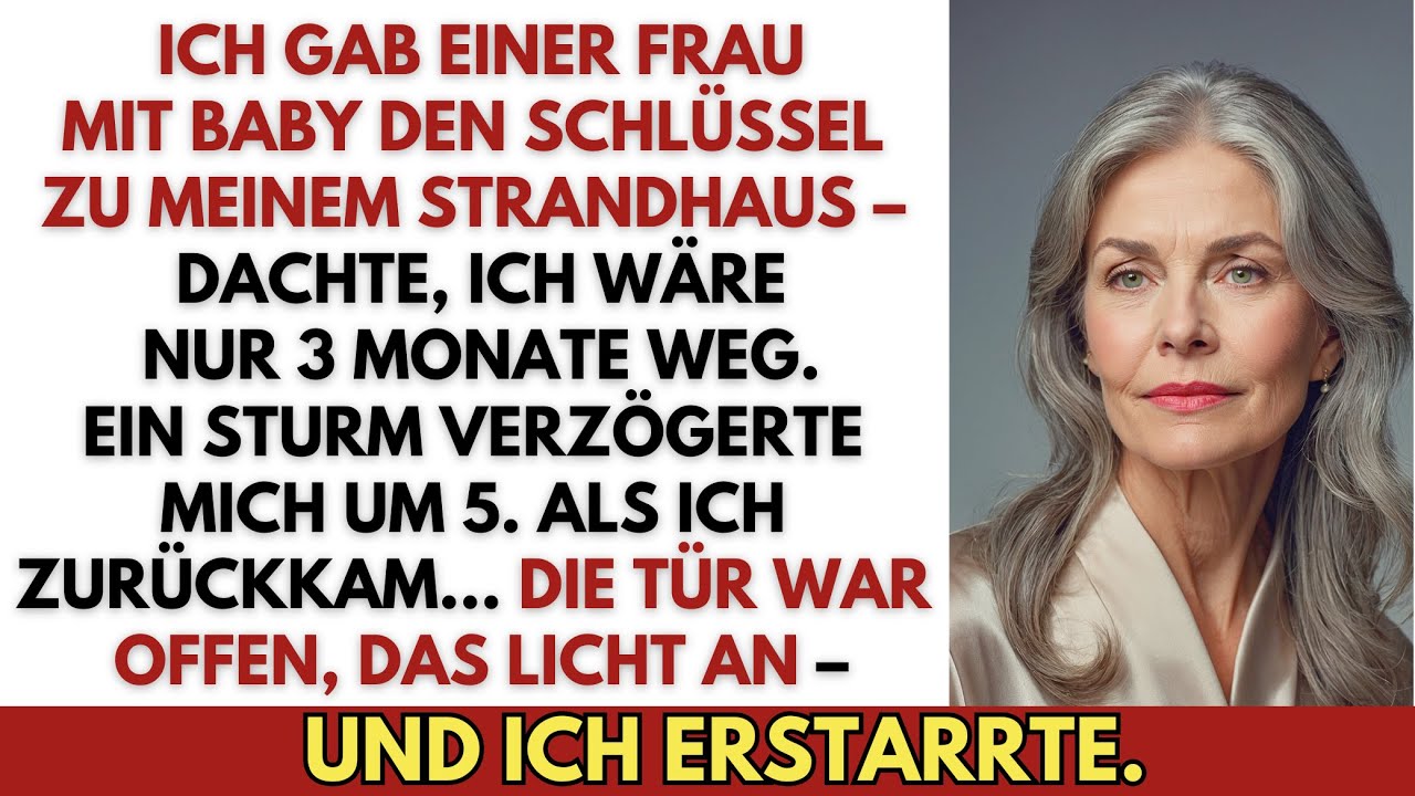 Ich überließ mein Strandhaus einer Fremden. Monate später geschah etwas, das alle schockierte.