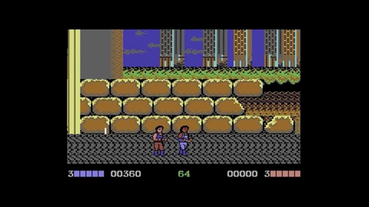 Double Dragon Longplay (C64)