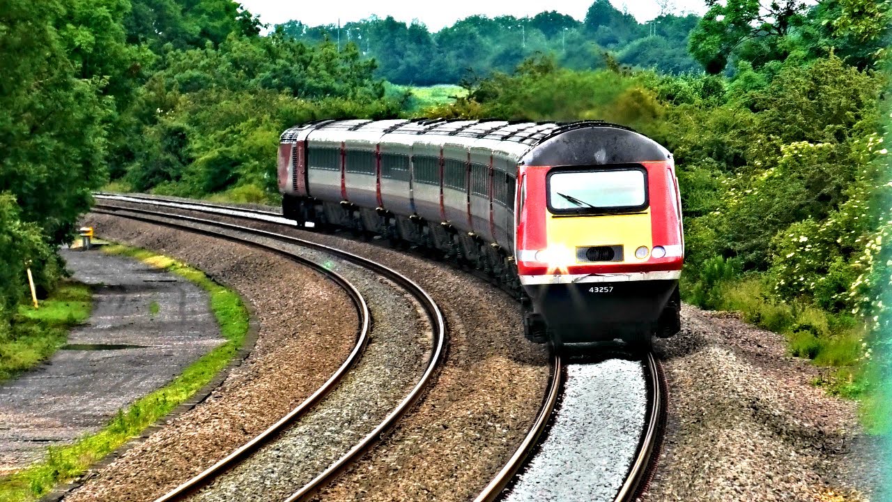 Trains on the Midland Mainline, Near Market Harborough | 18/06/20