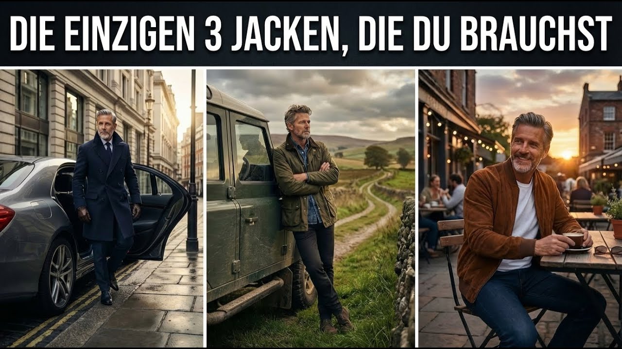 Die 3 unverzichtbaren Jacken, die JEDER Mann ab 50 JETZT braucht