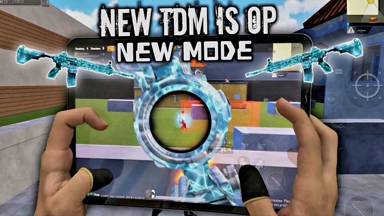 NEW TDM MAP IS OP | NEW MODE | PUBG MOBILE IPAD PRO M1 CHIP HANDCAM