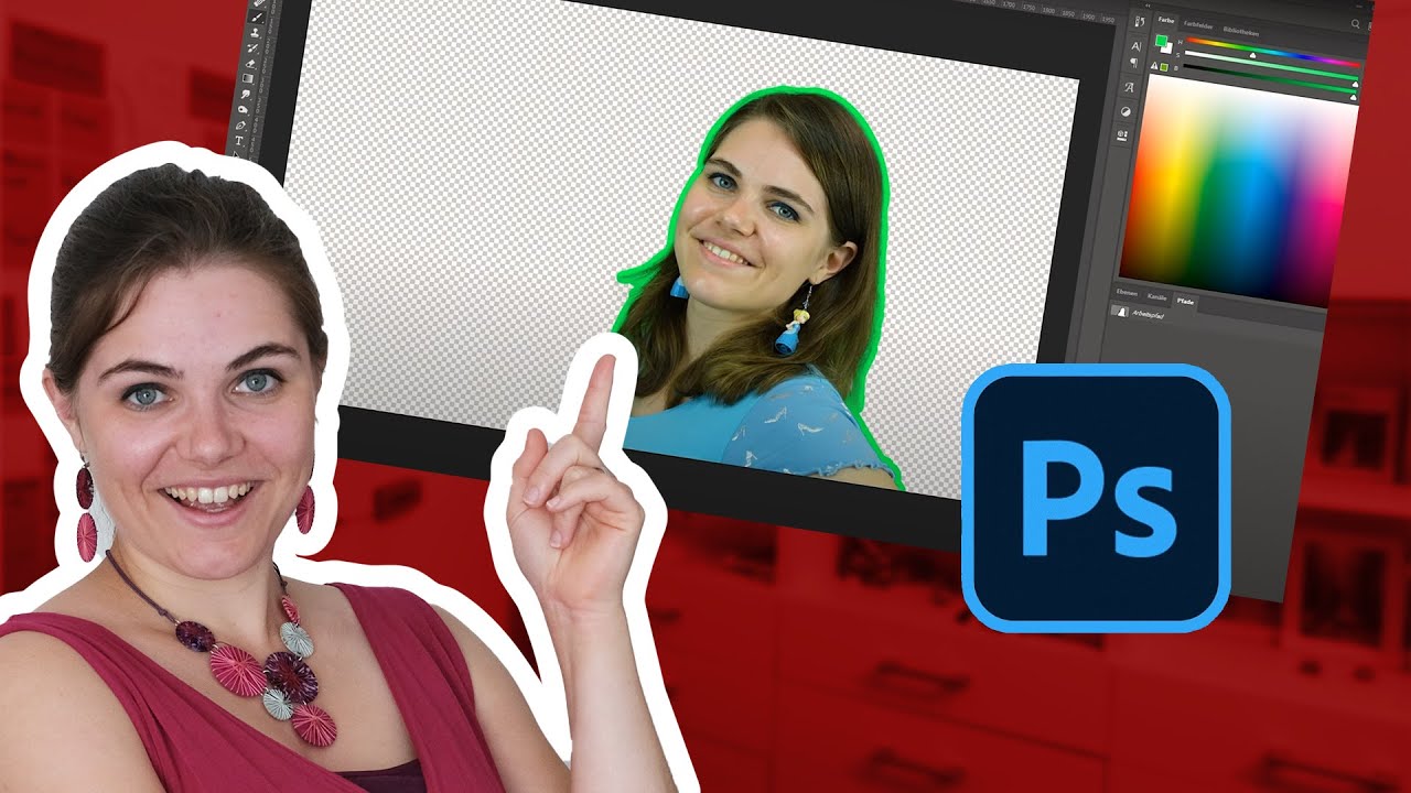 Kontur in Photoshop erstellen / Photoshop Umrandung leicht gemacht!