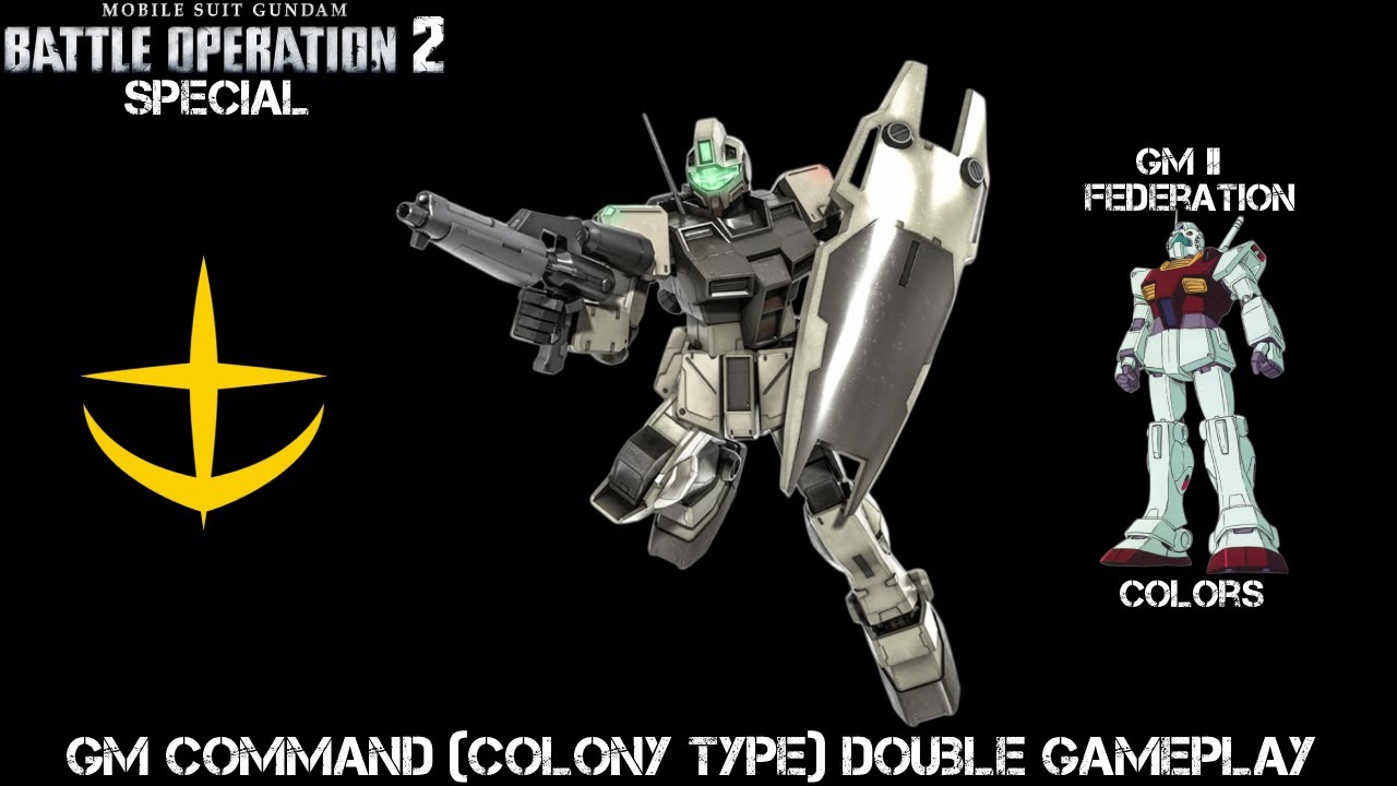 GBO2 Special: GM Command (Colony Type) Double Gameplay (GM II Federation Colors) 