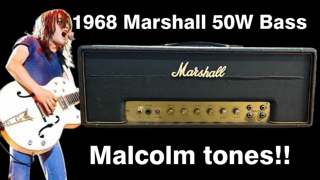1968 Marshall 50W Bass - MALCOLM TONES!!
