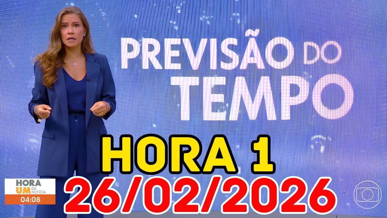 ALERTA DE ZCAS: 12 capitais em perigo e volumes de até 100mm | Previsão do Tempo Hora 1 26/02