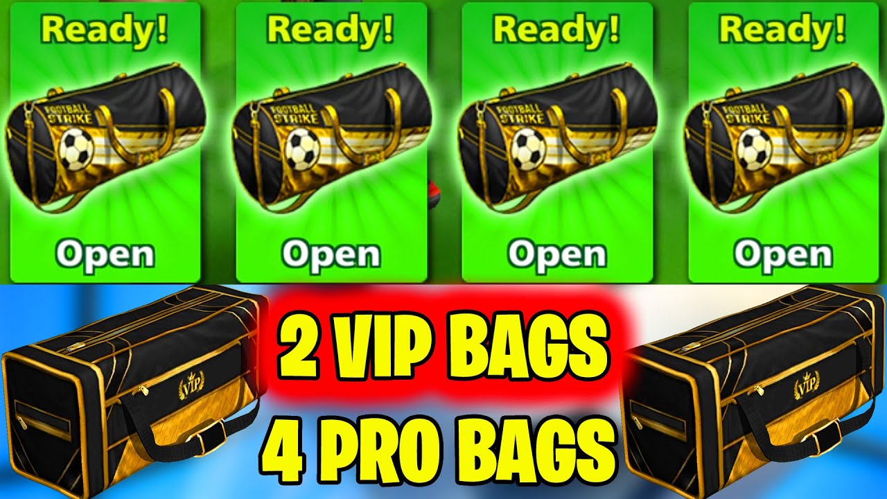 Football Strike - 2 NEW VIP BAGS! 4 PRO BAGS! VIP Bag Opening 2023