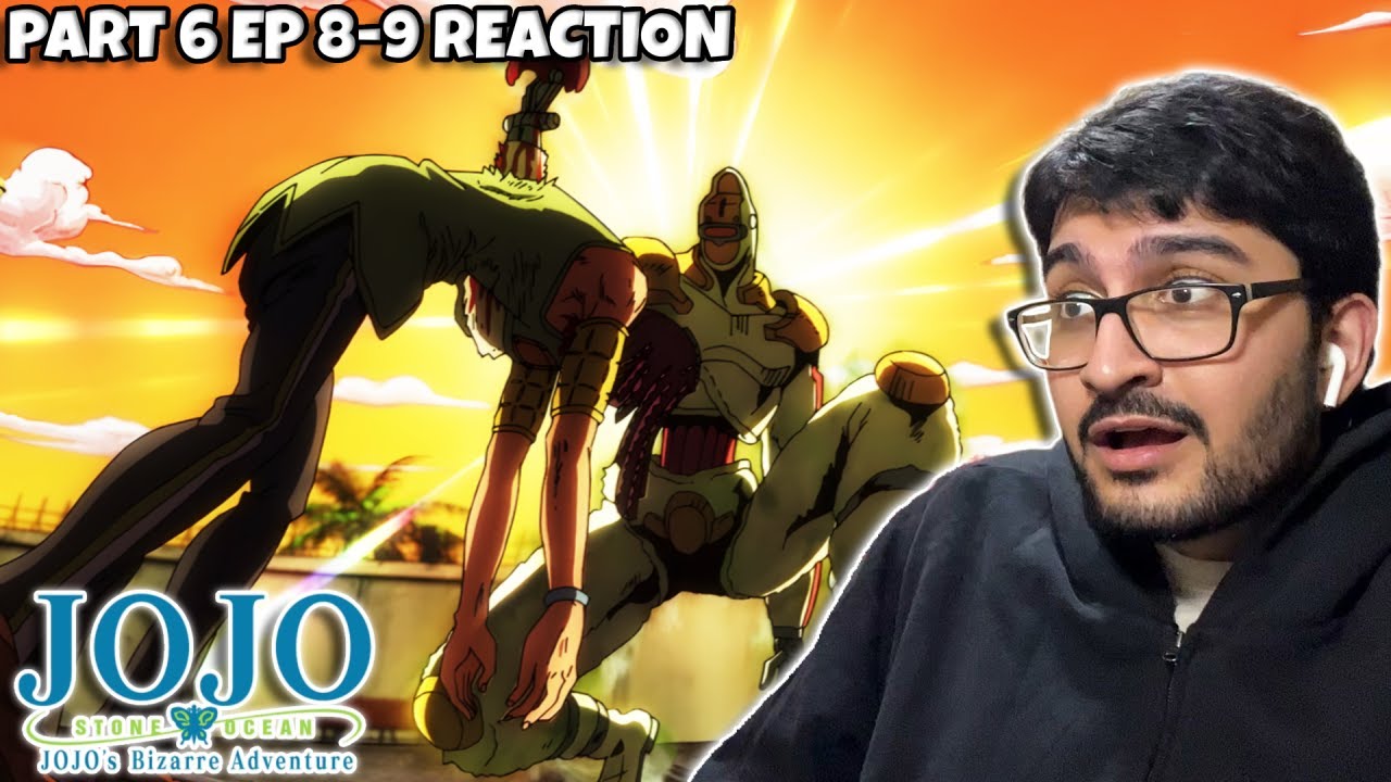 MARILYN MANSON!?  | JoJo's Bizarre Adventure Part 6 EP 8-9 (BLIND REACTION)
