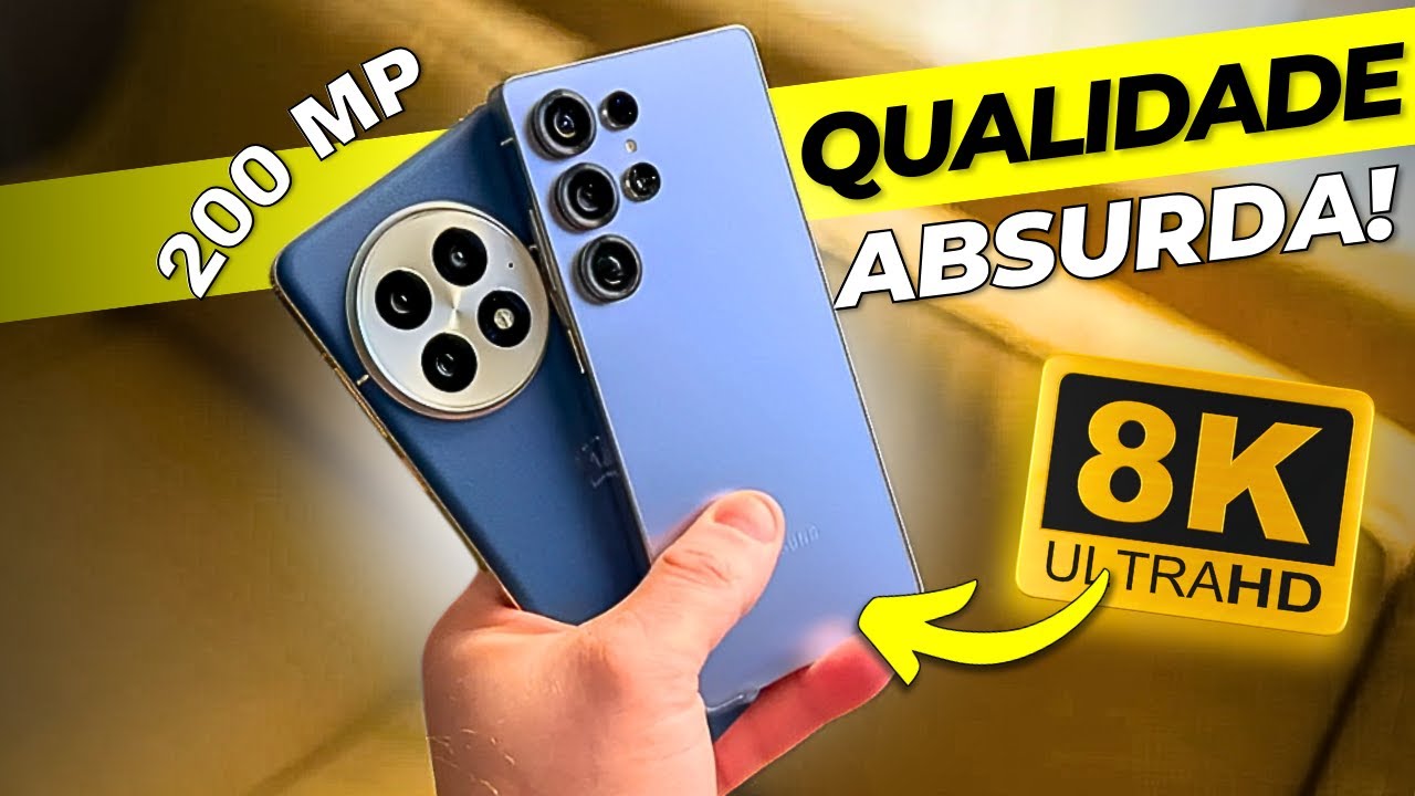 7 MELHORES Celulares BOM E BARATO 2025 com C&Acirc;MERAS &Iacute;NCRIVEIS!!!