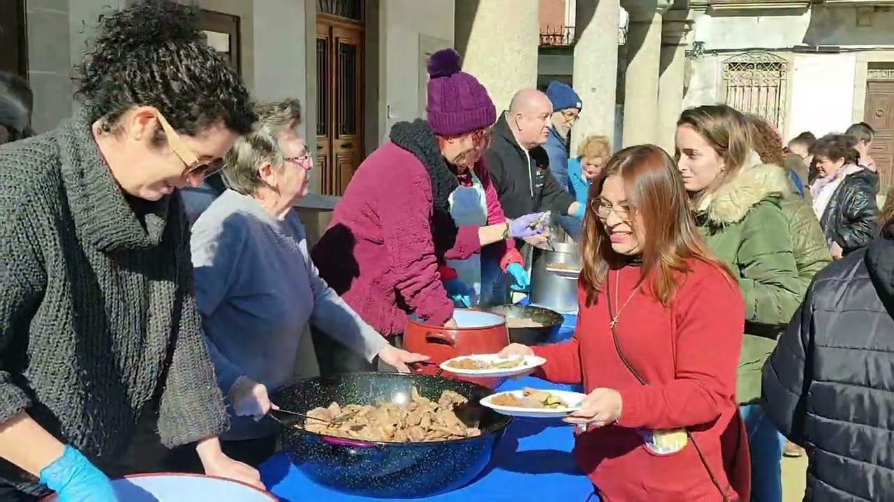 Comida de la Matanza Tradicional en Villavieja de Yeltes