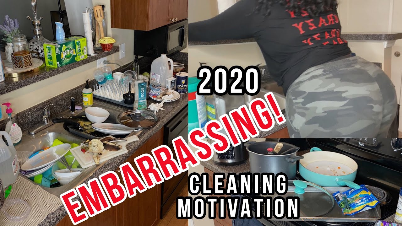 2020 EMBARRASSING CLEANING MOTIVATION | SINGLE MOM DEPRESSION #WITHME