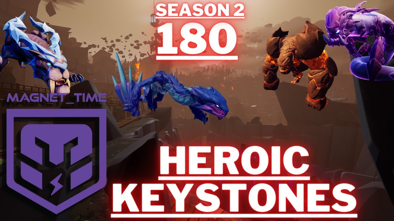 Heroic Keystones Stagger Lock Stonehide | Dauntless Gauntlet S2 Level 180 | Top 10 Guild Recruiting