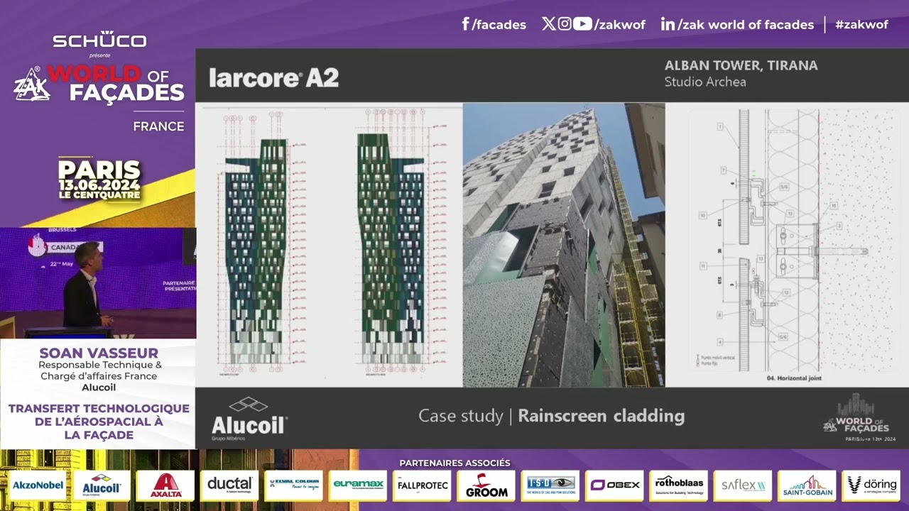 18- Transfert technologique de l'aérospatial à la façade - S. Vasseur [Alucoil]